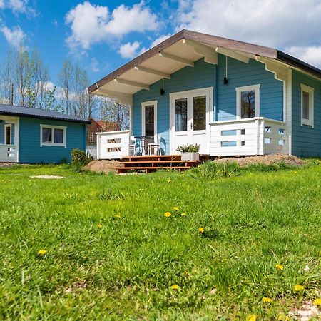 Domek Caloroczny Na Wylacznosc Niebieska Osada Nad Gorskim Potokiem Stary Waliszow Экстерьер фото