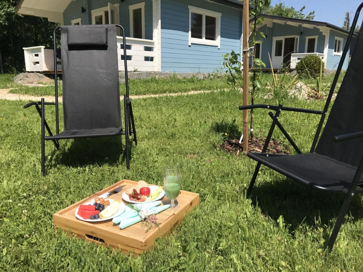 Domek Caloroczny Na Wylacznosc Niebieska Osada Nad Gorskim Potokiem Stary Waliszow Экстерьер фото