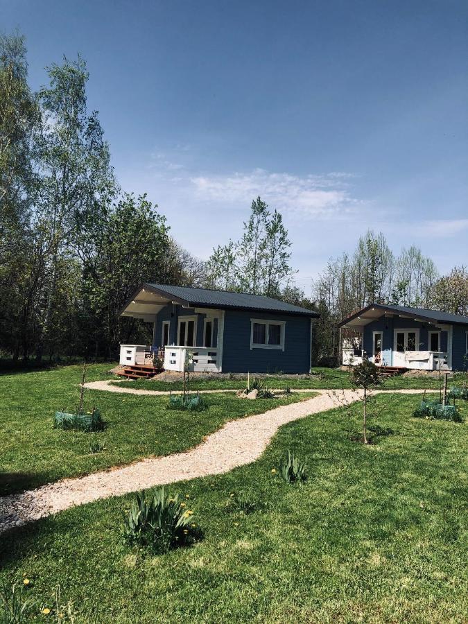 Domek Caloroczny Na Wylacznosc Niebieska Osada Nad Gorskim Potokiem Stary Waliszow Экстерьер фото