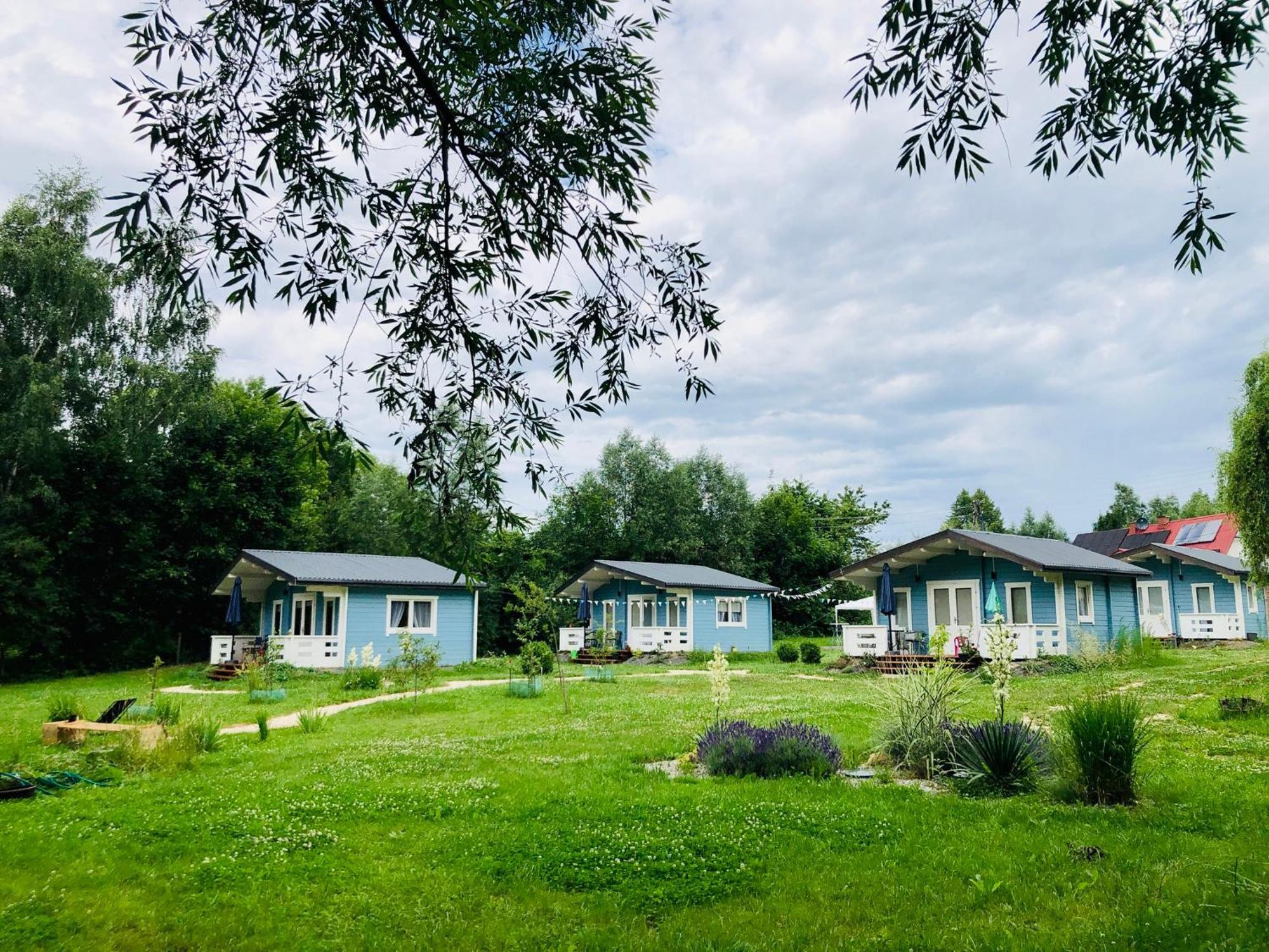 Domek Caloroczny Na Wylacznosc Niebieska Osada Nad Gorskim Potokiem Stary Waliszow Экстерьер фото